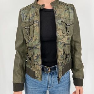 NWT TASHA TARNO Military Bomber jacket